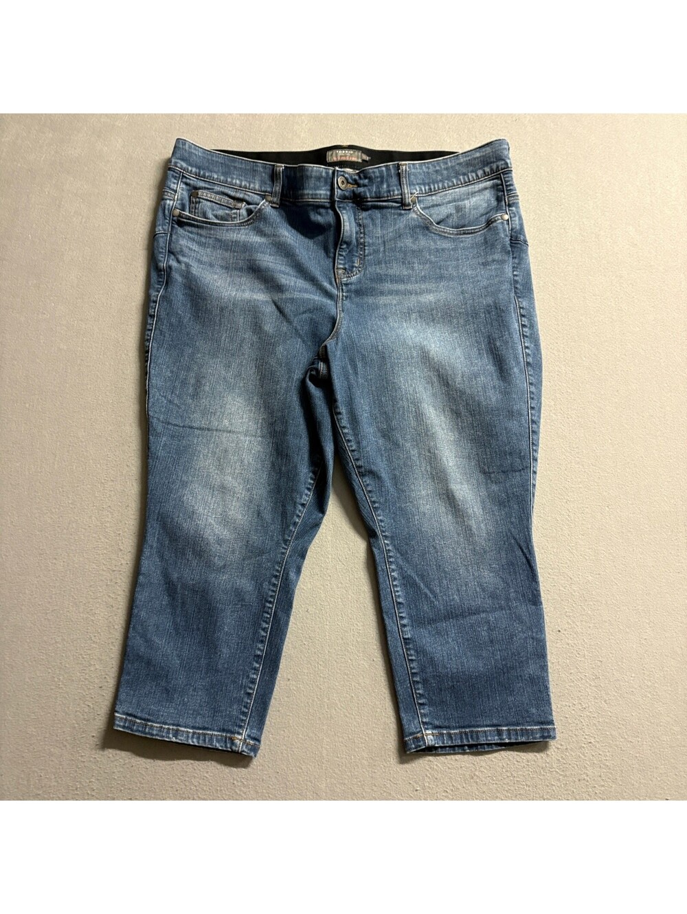 Torrid Crop Bombshell Skinny Jeans Womens 22 Blue Premium Stretch Denim Crop